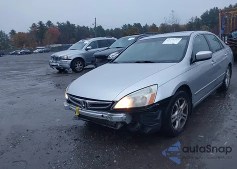 2007 Honda Accord 2.4 Ex из США, поврежденный, VIN 1HGCM567X7A229164